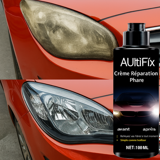 Rénovateur de Phares Auto 100ml – Lotion de Réparation pour Optiques Ternes ou Jaunis