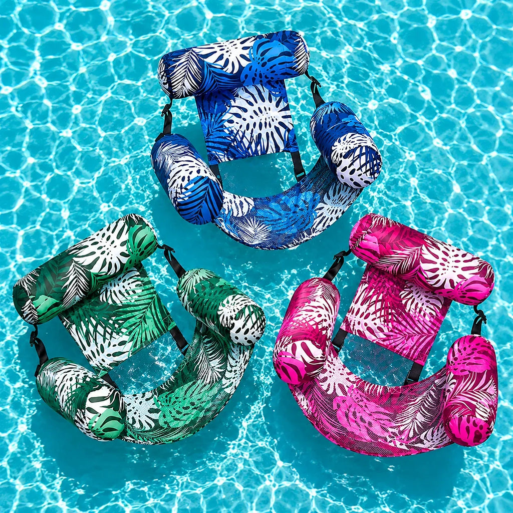 Fauteuil Flottant Gonflable pour Piscine avec Dossier – Bouée Siège Adulte