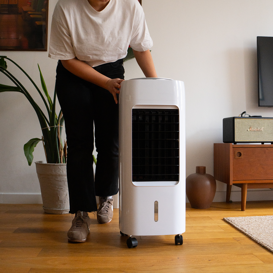 Climatiseur Portable Sans Tuyau Silencieux sur Roulettes – Jusqu'à 23 m²