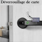 Serrure Connectée avec Empreinte, Clavier Numérique & Carte RFID – Poignée Intelligente Sécurisée pour Porte d’entrée