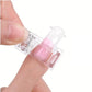 Clip de Maintien Transparent pour Ongles – Pince Fixatrice Poly Gel et Extensions UV