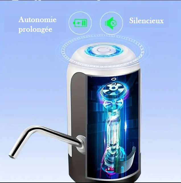 Pompe à eau électrique rechargeable – Distributeur automatique pour bouteilles d’eau 5L à 20L