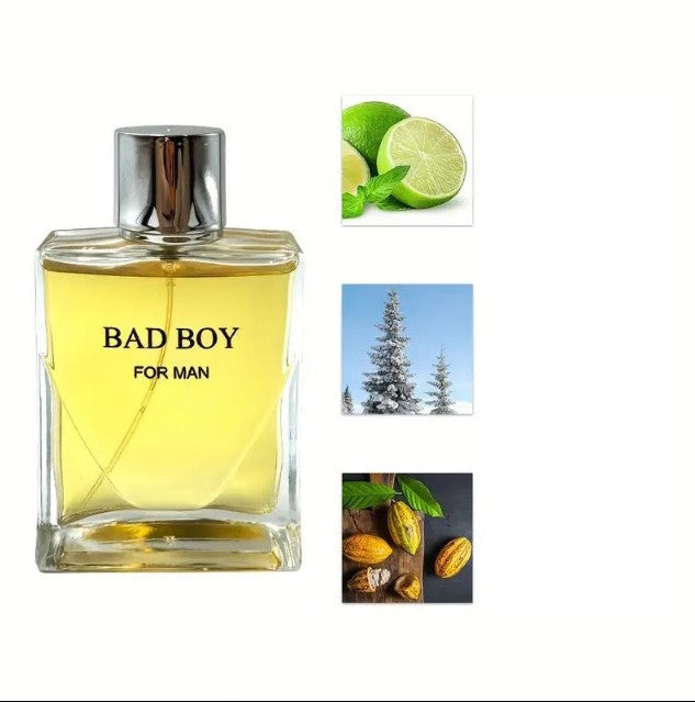 Eau de Toilette Homme BAD BOY – Parfum Boisé et Audacieux – Charisme et Séduction Masculine