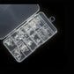 Capsules Ongles Transparentes French Manucure – Faux Ongles Courts Courbés en Coffret de 240 Pièces