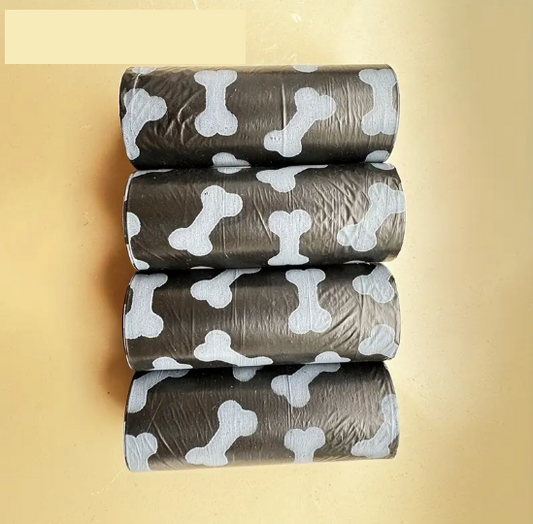 Sacs à Déjections Canines Biodégradables – Rouleaux Colorés pour Ramassage Facile des Excréments de Chien – Lot Écologique et Pratique