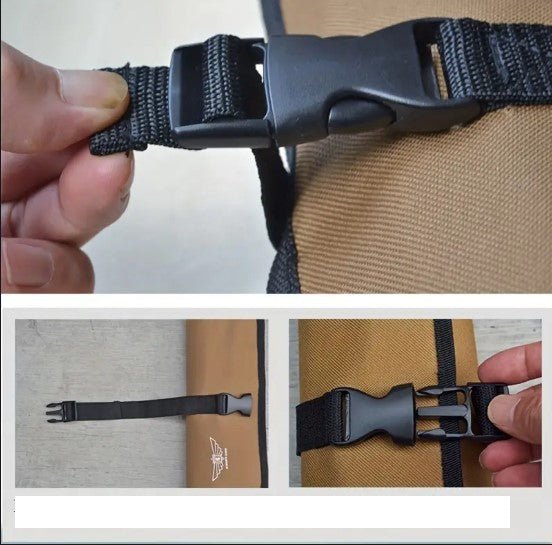 Trousse à Outils en Toile Résistante avec Boucle de Fermeture – Format Compact et Transport Facile – Collection Boîtes à Outils et Accessoires
