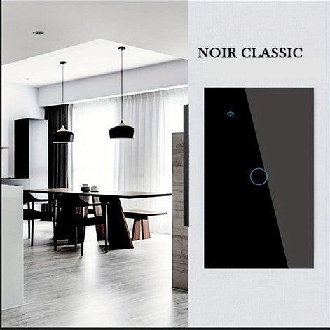 Interrupteur Connecté Wi-Fi 1/3 Boutons – Compatible Alexa, Google Home, TUYA & Smart Life – Sans Fil Neutre