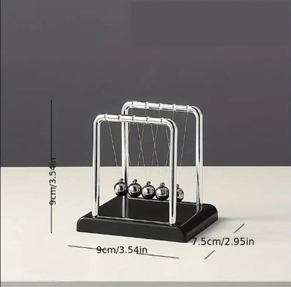 Pendule de Newton en Métal – Accessoire de Bureau Élégant pour Décoration et Expériences Physiques