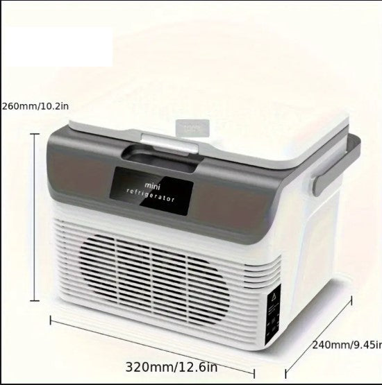 Mini Réfrigérateur Portable 12V – Glacière Électrique Compacte pour Voiture, Camping ou Bureau, Idéal pour Fruits et Boissons