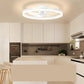 Ventilateur de Plafond LED Moderne avec Lumière Anneau et Télécommande – Silencieux, 3 Couleurs d’Éclairage