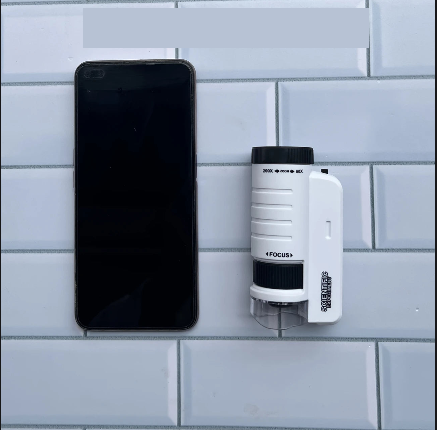 Microscope Portable pour Enfant – Grossissement jusqu’à 200X, Jeu Éducatif pour Observation Nature & Feuilles