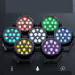 Projecteurs LED extérieurs pour fête – Luminaires multicolores avec télécommande, éclairage décoratif puissant pour soirées, mariages et événements