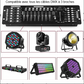 Contrôleur DMX 192 Canaux – Console Éclairage DJ avec Faders & Scènes Programmables, Compatible Projecteurs LED