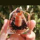 Pyramide Orgonite en cuivre et résine – Énergie protectrice et décoration spirituelle