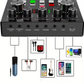 Table de Mixage Audio USB Portable – Carte Son DJ avec Effets Sonores & Contrôle Vocal pour Streaming, Podcast, Karaoké