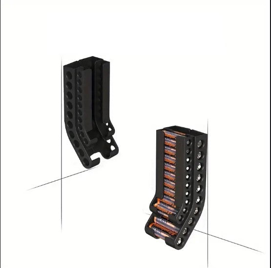 Support de Rangement pour Piles AA – Organiseur Compact et Pratique pour Magasin et Atelier