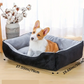 Panier Lit Confortable pour Chien et Chat – Coussin Doux et Lavable, Design Os Antidérapant