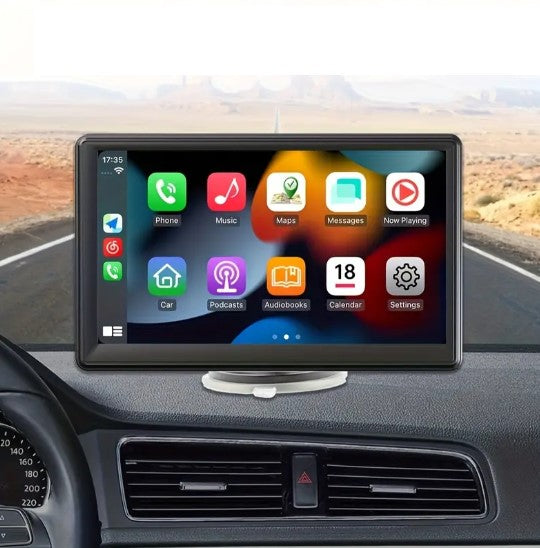 Lecteur Multimédia Portable pour Voiture avec Écran Tactile – GPS, Bluetooth, USB, Musique et Vidéo