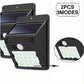 Applique Murale Solaire avec Détecteur de Mouvement – Éclairage Extérieur Intelligent pour Entrée, Garage ou Jardin