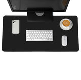 Tapis de Bureau XXL Antidérapant, coloris Noir