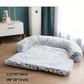 Canapé Lit Douillet pour Chien – Couchage Moelleux Antidérapant avec Rebord, Lavable et Ultra Confort