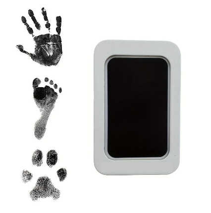 Kit d'empreintes personnalisées sans encre – Patte d’animal, main ou pied de bébé