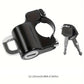 Antivol Moto avec Support Casque – Serrure Universelle Guidon avec Clés pour Scooter et Sports Motorisés