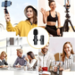 Pack de 1, 2 Micros Sans Fil USB-C – Micro Lavalier Rechargeable pour Smartphone Android, YouTube & Interview