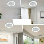 Ventilateur de Plafond LED Silencieux avec Télécommande