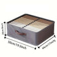 Boîte de Rangement en Tissu avec Compartiments – Organisateur Pliable pour Vêtements et Accessoires