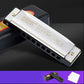 Harmonica Professionnel 10 Trous – Instrument de Musique Portable pour Débutants et Musiciens Confirmés