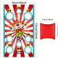 Jeu de lancer de sacs avec cible clown – Animation festive et jeu d’adresse pour enfants