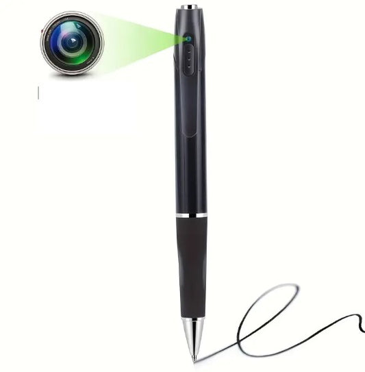 Stylo Caméra Espion Discrète Full HD – Caméra de Surveillance Cachée avec Enregistrement Audio et Vidéo