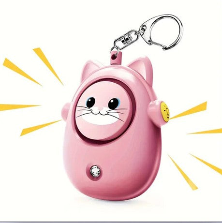 Alarme de Sécurité Personnelle Porte-Clés – Sirène Puissante et Design Mignon pour Enfants & Adultes