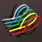 Serre-Câbles Plastique Colorés – Lot de Colliers de Serrage Résistants pour Câbles et Organisation de Bureau