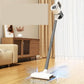 Aspirateur Balai Sans Fil 4-en-1 Blanc – Léger, Silencieux et Multifonction avec Accessoires – Idéal pour Sols, Meubles et Voiture