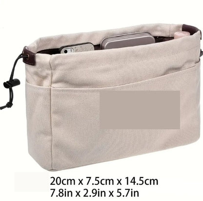 Organiseur de Sac Multifonction – Pochette de Rangement avec Compartiments pour Sac à Main ou Voyage