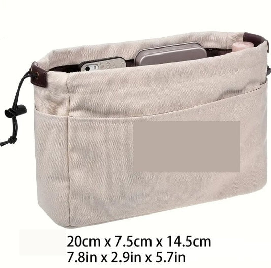 Organiseur de Sac Multifonction – Pochette de Rangement avec Compartiments pour Sac à Main ou Voyage
