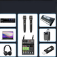 Table de Mixage DJ avec Micros Sans Fil – Kit Audio Professionnel USB, Égaliseur Intégré, Bluetooth & Effets Sonores