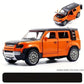 Voiture miniature SUV tout-terrain en alliage – Modèle réaliste avec portes ouvrantes, jouet et collection