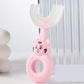 Brosse à Dents en U pour Enfant, coloris Rose