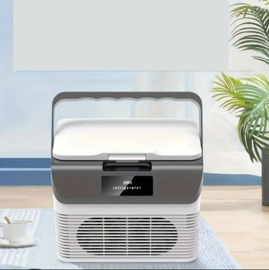 Mini Réfrigérateur Portable 12V – Glacière Électrique Compacte pour Voiture, Camping ou Bureau, Idéal pour Fruits et Boissons
