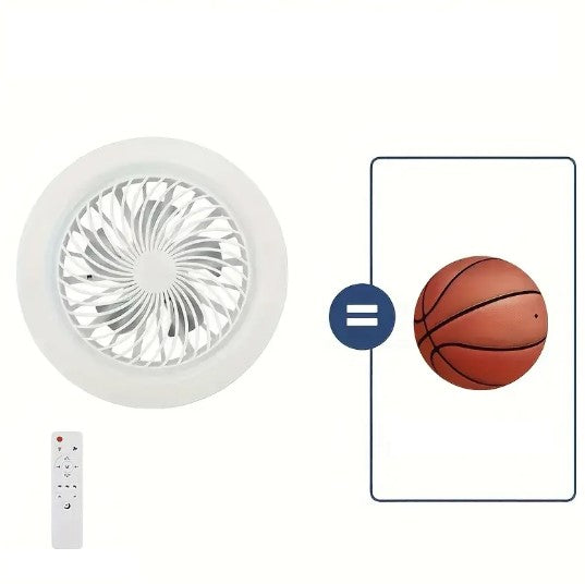 Ventilateur de Plafond LED Silencieux avec Télécommande – Éclairage Moderne et Multifonction