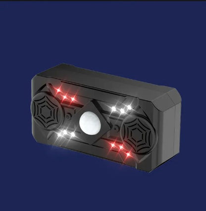 Répulsif à Ultrasons Intelligent avec Détecteur de Mouvement – Dispositif Anti-Nuisibles LED Intérieur/Extérieur pour Insectes et Rongeurs