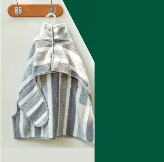 Cape Serviette en Microfibre pour Chiens et Chats – Séchage Rapide avec Boutons et Col Ajustable