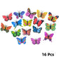 Papillons Fluorescents Multicolores