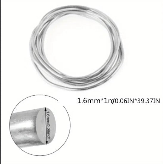 Fil de soudure aluminium sans flux – Bobine de fil pour réparation métal, inox et aluminium au chalumeau