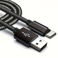 Lot de 3 Câbles USB vers USB-C Tressés – Charge Rapide & Synchronisation – 1m – Compatibles Android, Samsung, Huawei, Xiaomi