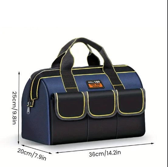 Sac à Outils Professionnel en Tissu Oxford – Grande Capacité, Poches Multiples et Poignées Renforcées – Collection Boîtes à Outils et Accessoires