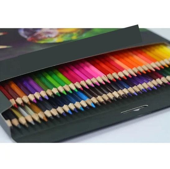 Boîte de 18 crayons de couleur – Idéal pour dessin, coloriage et activités scolaires